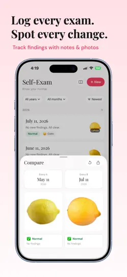 Bloom: Breast Health Tracker iPhone Ekran Görüntüsü 3