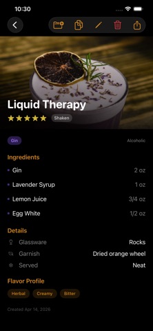 Sipfolio — Drink Studio screenshot