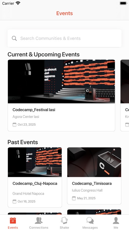 Codecamp Conferences