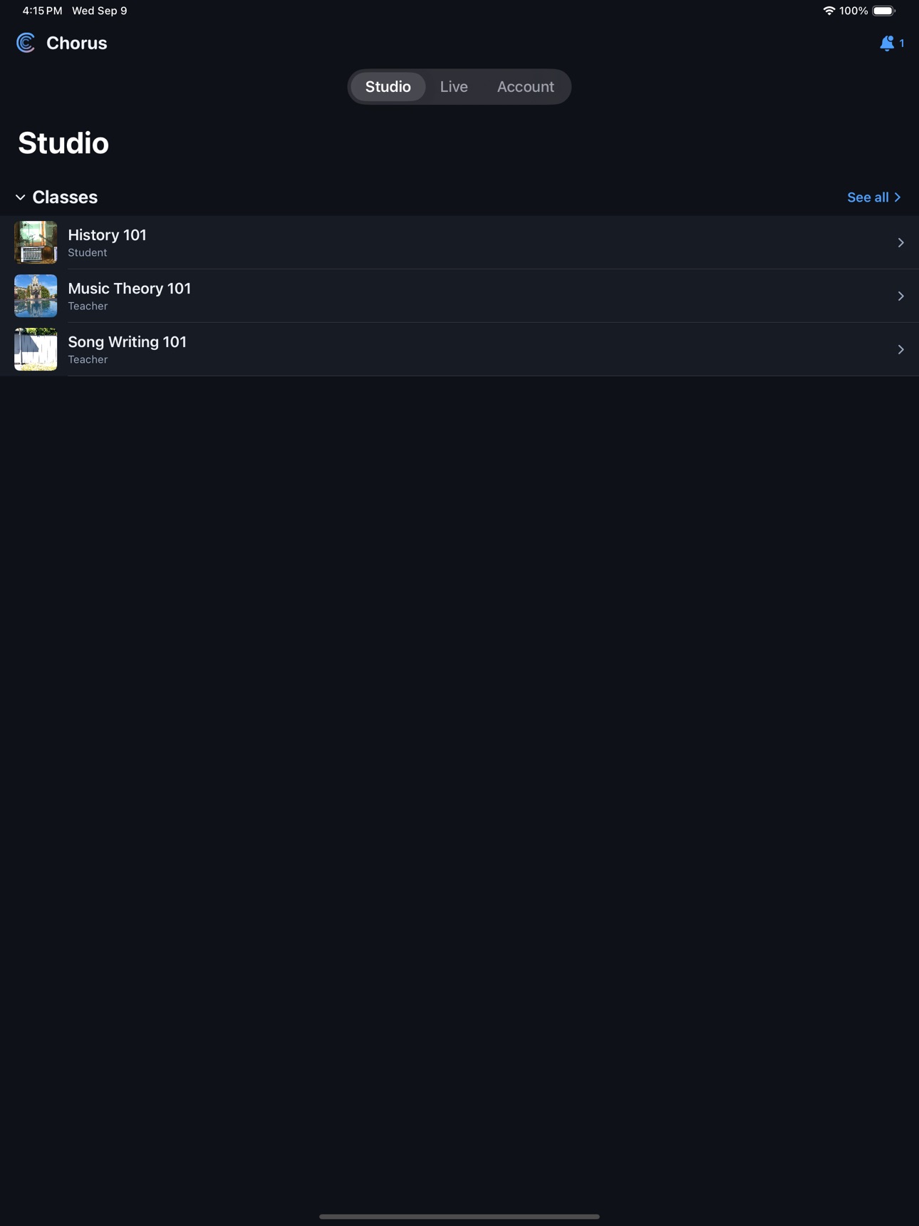 Screenshot 5 of Chorus Studio