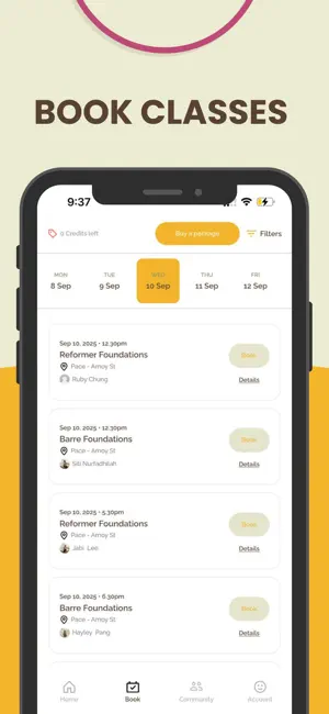 PACE: Barre & Pilates screenshot 3