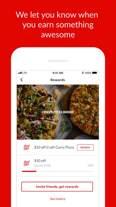 Curry Pizza House Rewards iPhone screenshot 4 - Food & Drink app