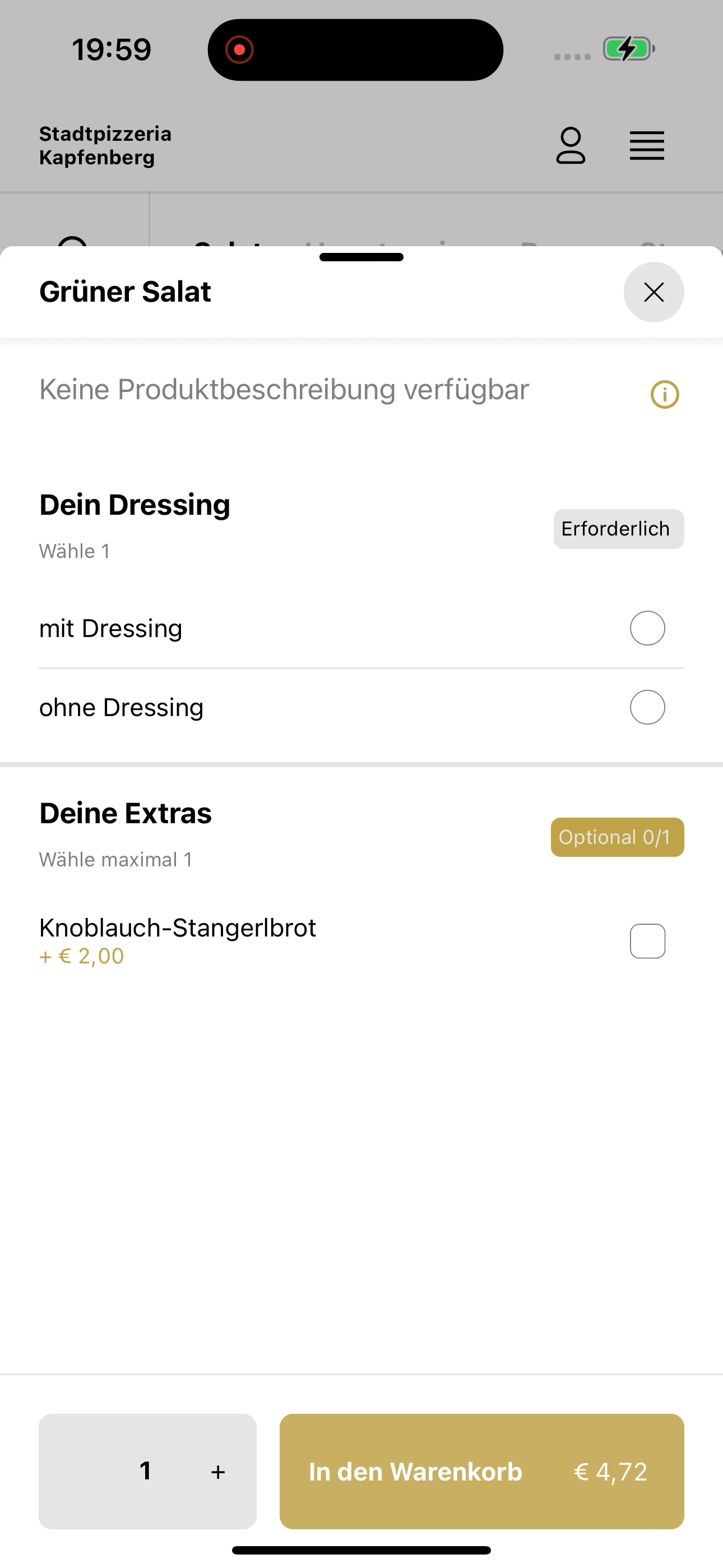 Stadtpizzeria Kapfenberg screenshot 4