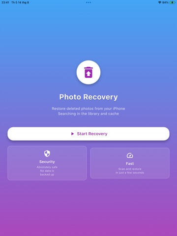 Photo Recovery - Restore iPad screenshot