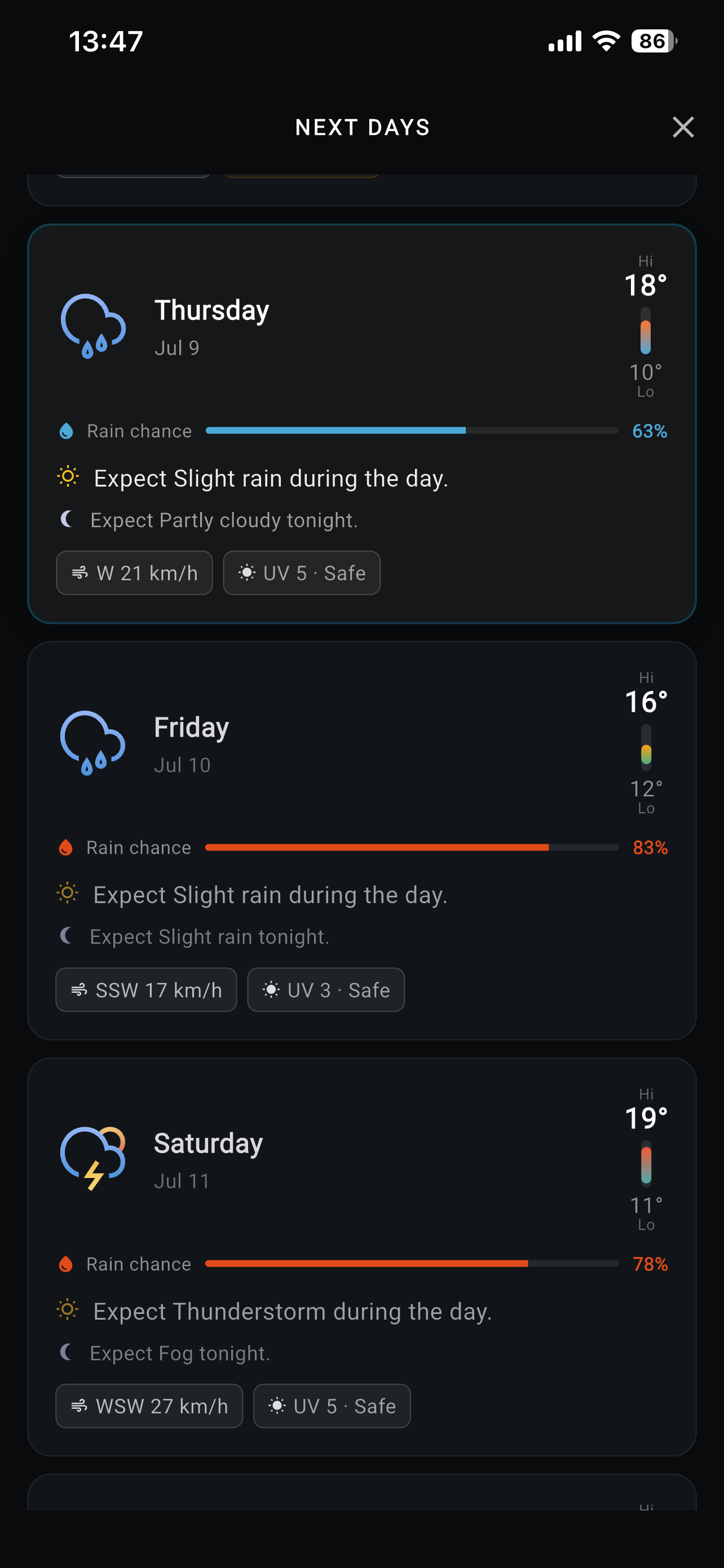 E Weather screenshot 12
