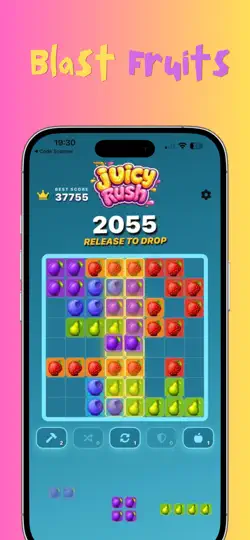 Screenshot von Juicy Rush auf dem iPhone 2