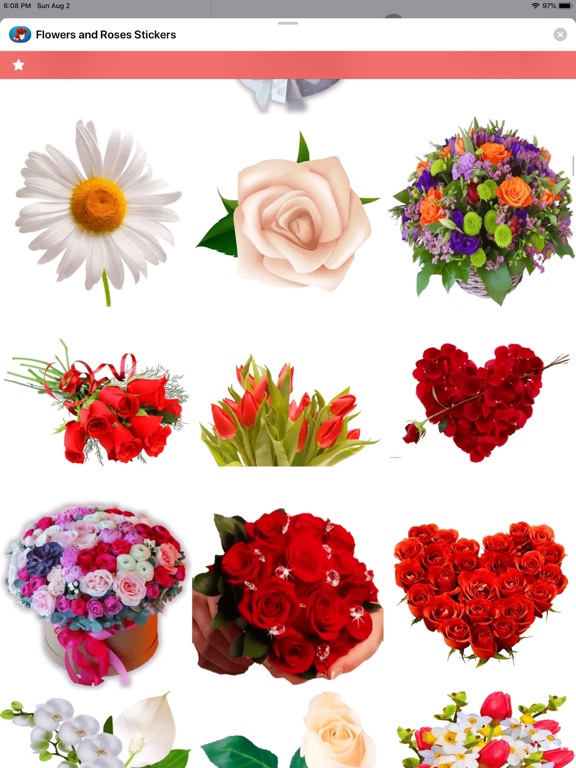Screenshot #6 pour Flowers and Roses Stickers