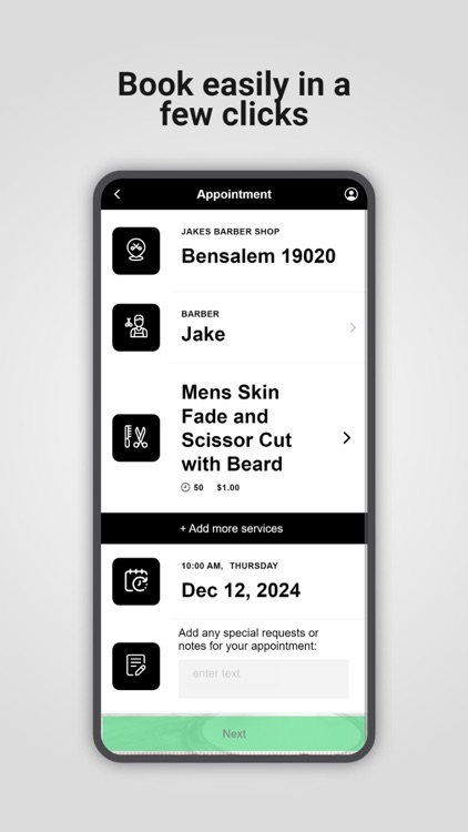 Jakes Barber Shop App