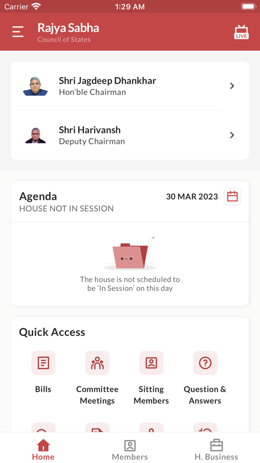 #3. Digital Sansad 2.0 (iOS) 由: Lok Sabha Secrétariat