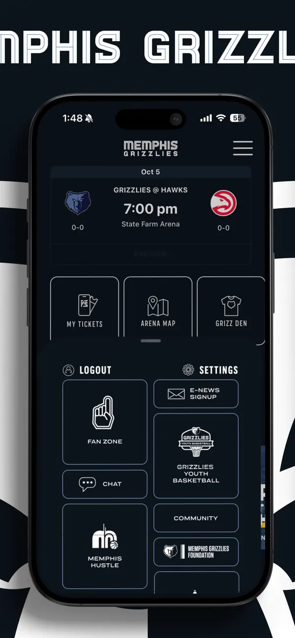 Screenshot #1 pour Memphis Grizzlies