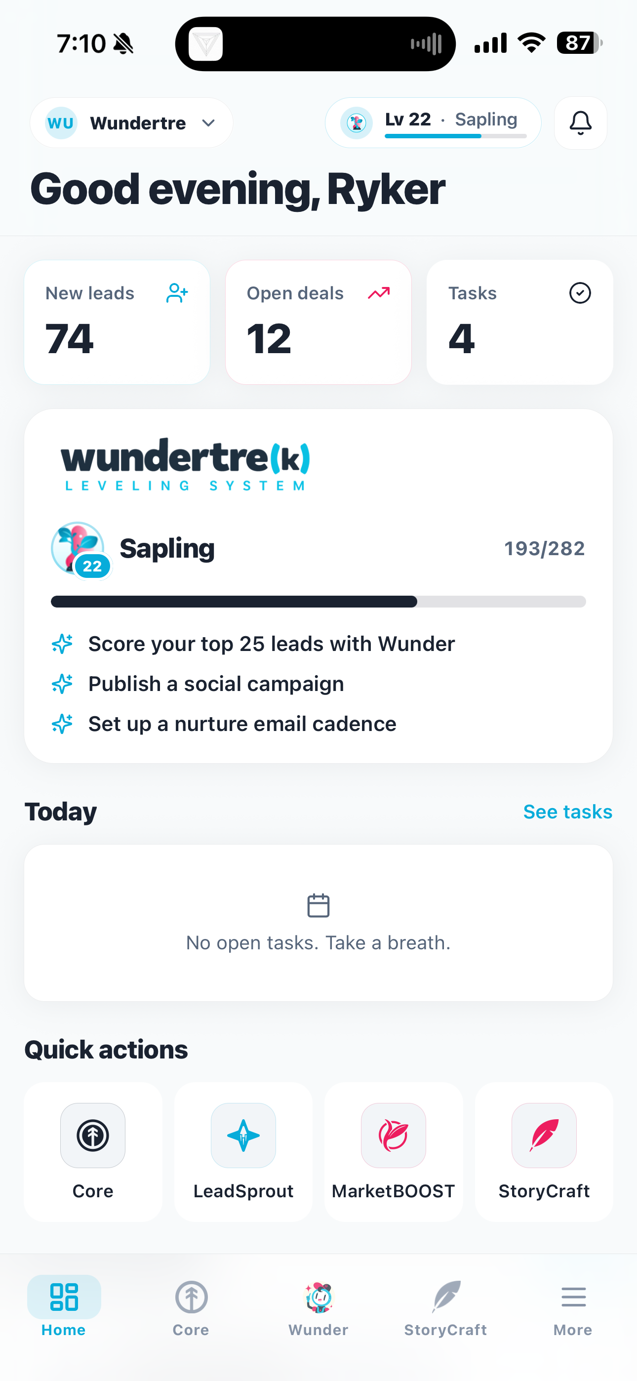 WundertreOS screenshot 2