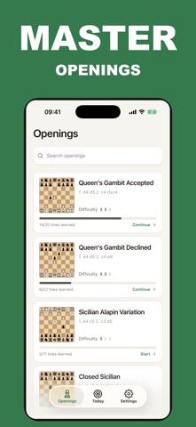 Chess Openings — Chessmate Screenshot 1 of 5