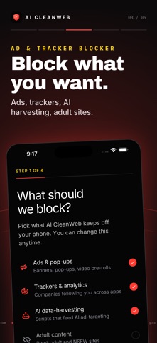 AI CleanWeb Ad Blocker Screenshot 3 of 5