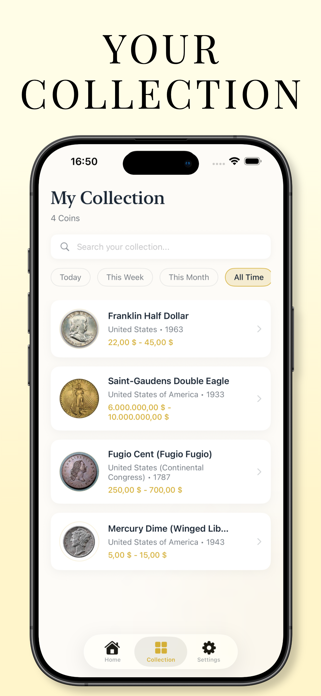 Coin Identifier & Collection Screenshot 4 of 4