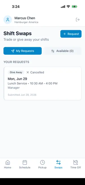 Mise — Staff screenshot 2
