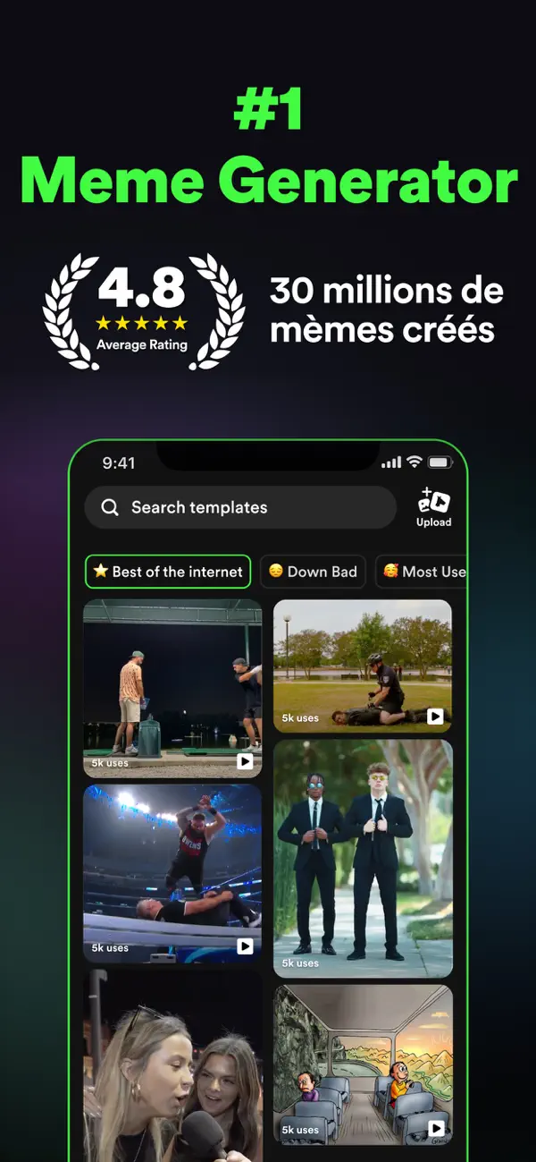 Screenshot #1 pour Meme Generator Meme Maker