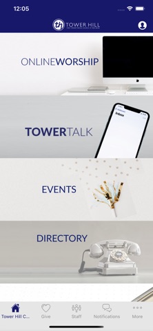 Tower Hill Church app screenshot