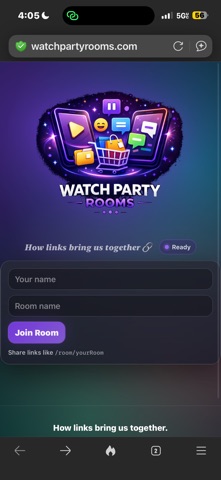 Watchparty Rooms Screenshot 4 of 4