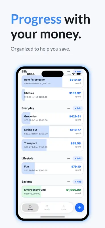 TapSheet: Budget App screenshot 4 of 6