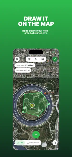 GPS fields area measure map * screenshot 2