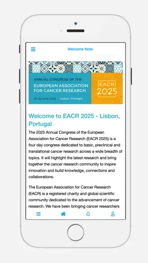 EACR 2025 Congress screenshot 4