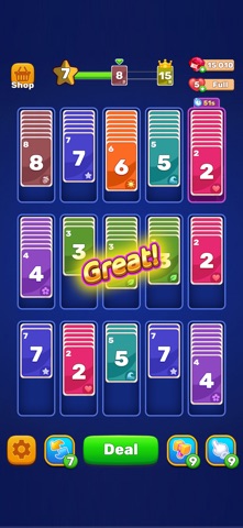 Stackitaire: Solitaire Sort screenshot 2