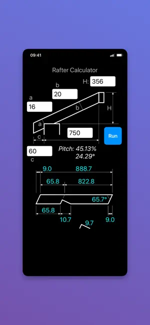 Rafter Calculator Easy screenshot 3