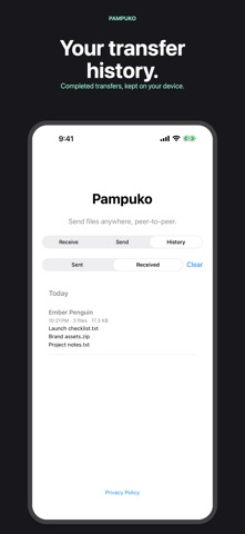 Pampuko: Share Files Screenshot 2 of 5