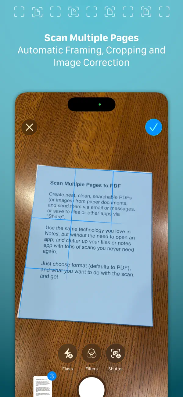 #2. Simple Scan • Quick Scanner (iOS) Av: Agile Tortoise