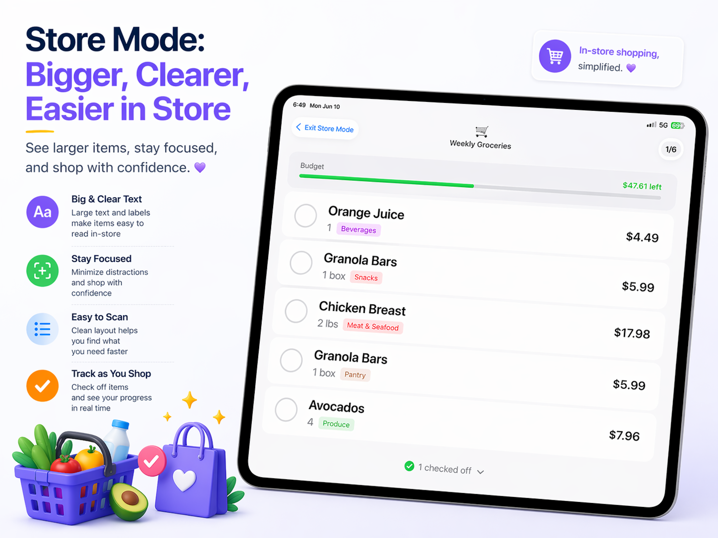 Shopiva: Grocery List & Budget screenshot 10