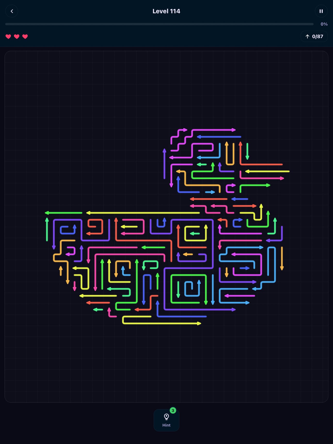 Screenshot 6 of Arrow Puzzle Swirl: Tap Away