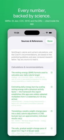 NutriSnap: Calorie Tracker Screenshot 6 of 6