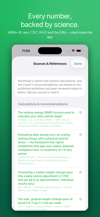 NutriSnap: Calorie Tracker Screenshot 6 of 6
