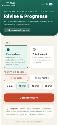 Maths Bac Screenshot 2 of 2