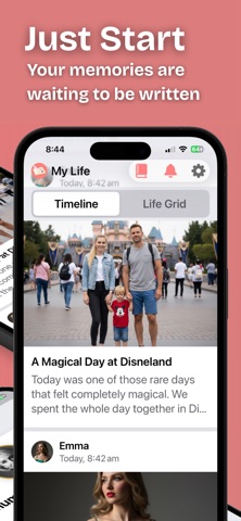MyLife: Timeline Journal iPhone screenshot