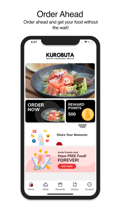 Kurobuta White Charcoal Grille Screenshot