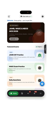 Sdash: JAMB CBT Practice Screenshot 1 of 5