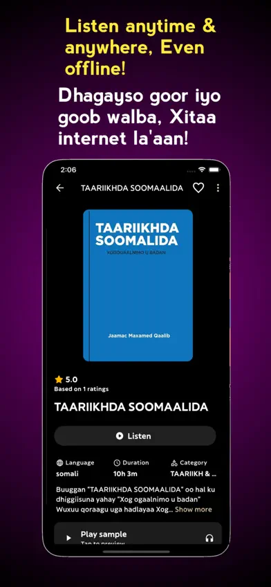 IFIYE Somali Audiobooks screenshot 3