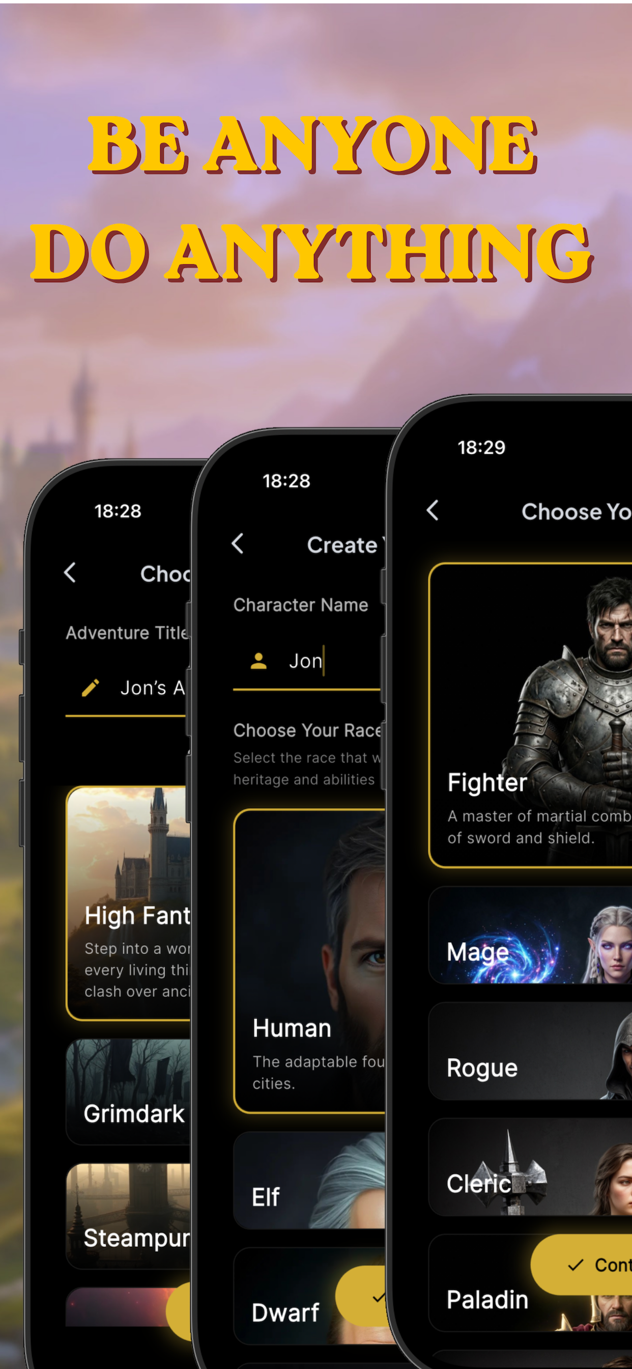 Paladinia: AI Dungeon & RPG