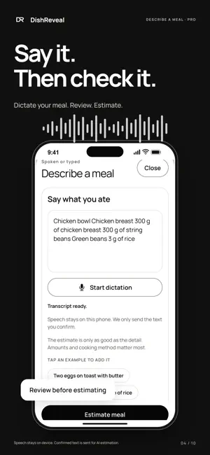 AI Calorie Tracker: DishReveal screenshot 4