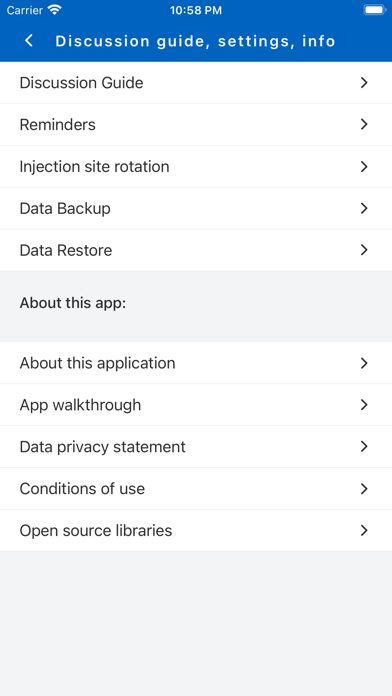 App screenshot