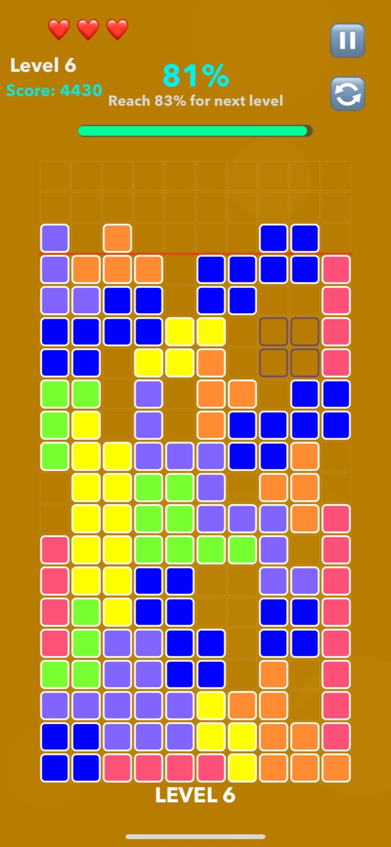 Block Flood: Square Rush