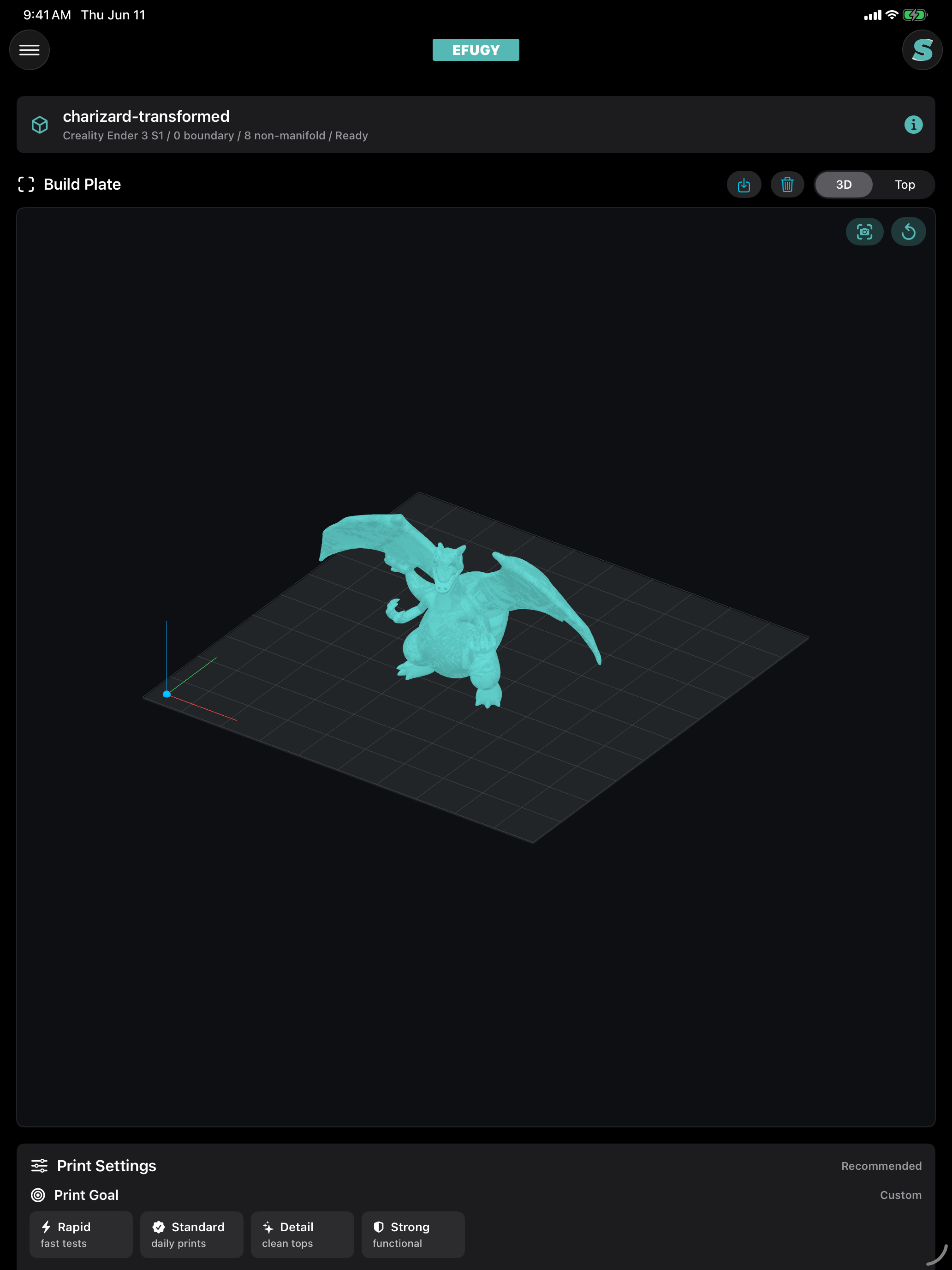 EFUGY 3D Slicer screenshot 12