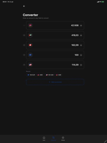 Currency Rates Armenia iPad screenshot