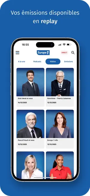 Europe 1: radio, podcast, actu screenshot 4
