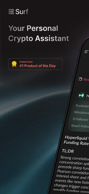 Surf – Crypto AI Assistant screenshot 1