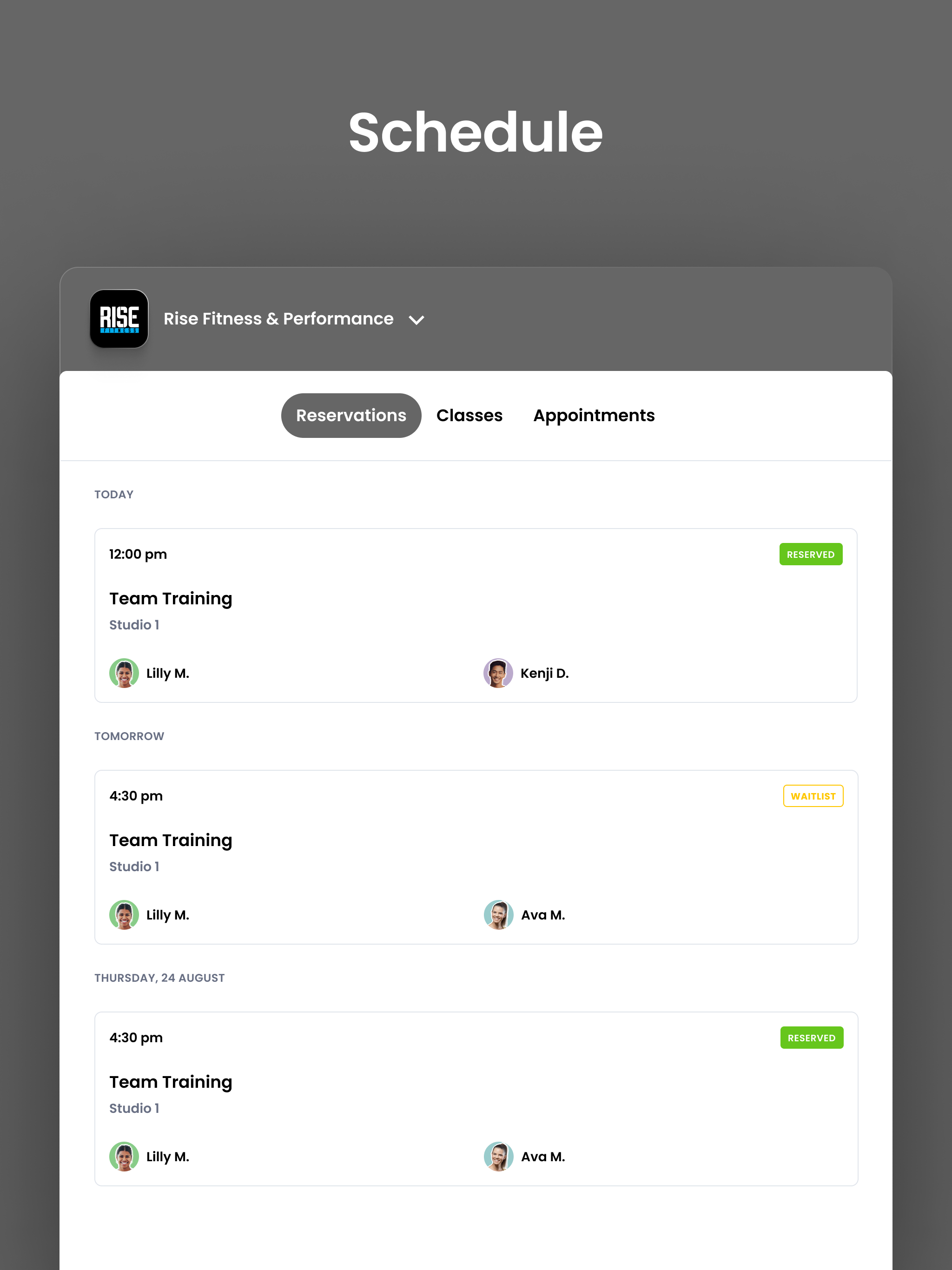 Rise Fitness & Performance CA screenshot 9