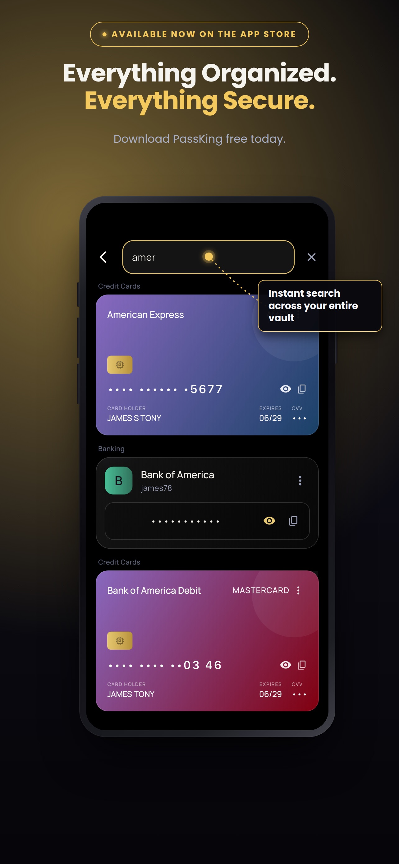 Screenshot 2 of PassKing: Password Manager