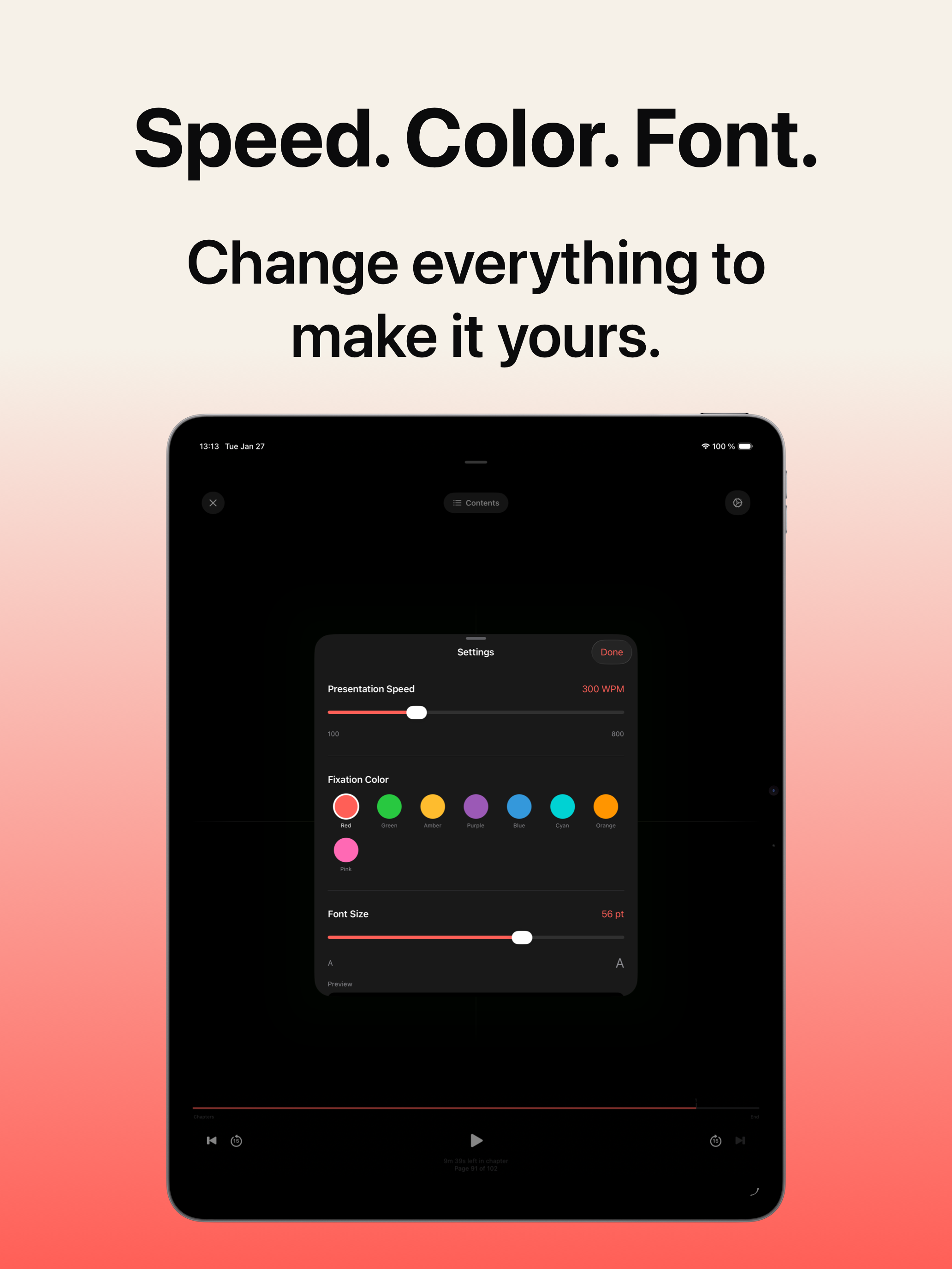 Rapid Reader: Word by Word screenshot 10
