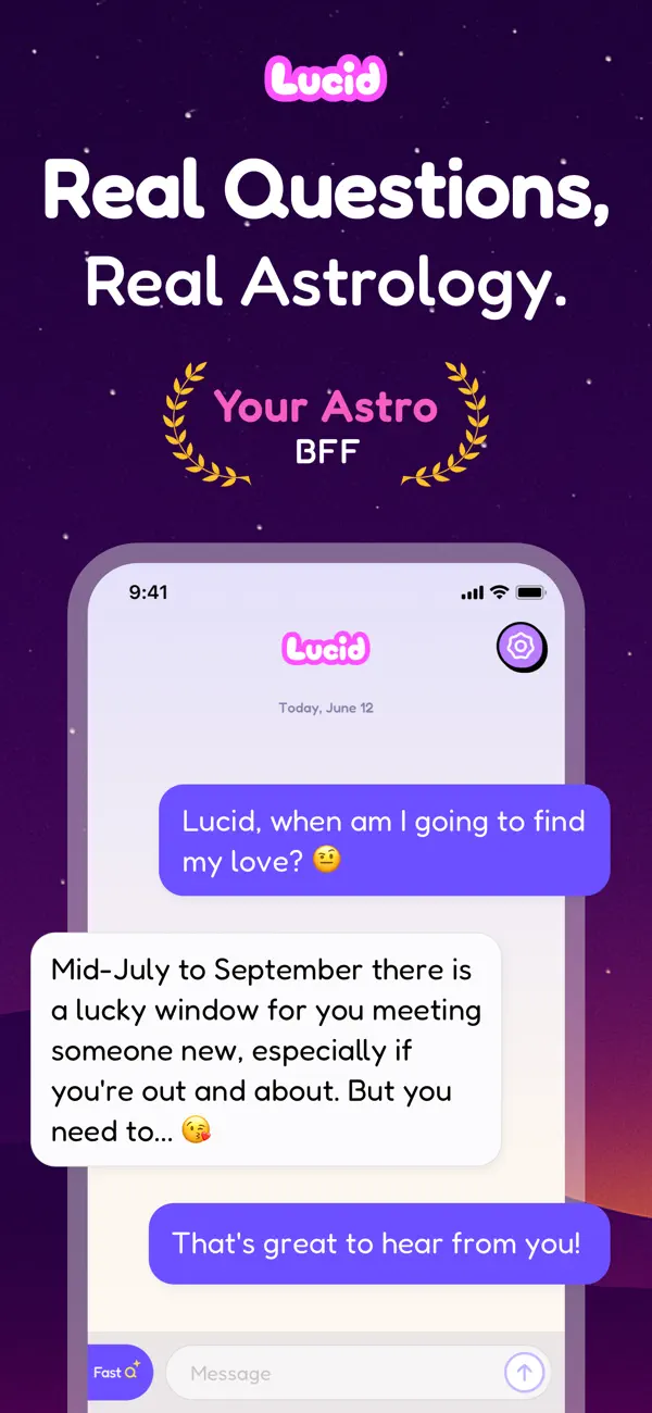 Screenshot #1 pour Lucid: Your Astro-BFF